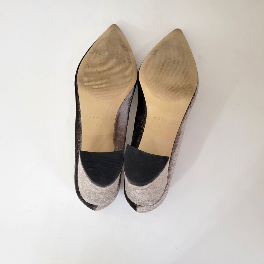 Marc Fisher Taupe Velvet Pumps Size 11M - Picture 7 of 9